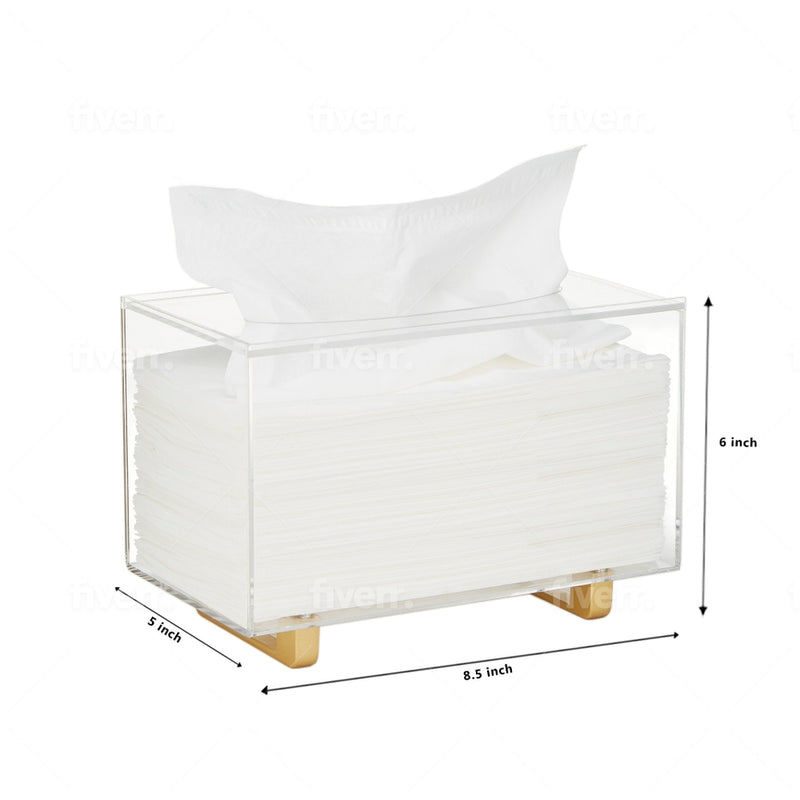 Acrylic Tissue Box Holder Fit&