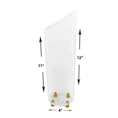 ACRILIC SLIM GOLD VASE