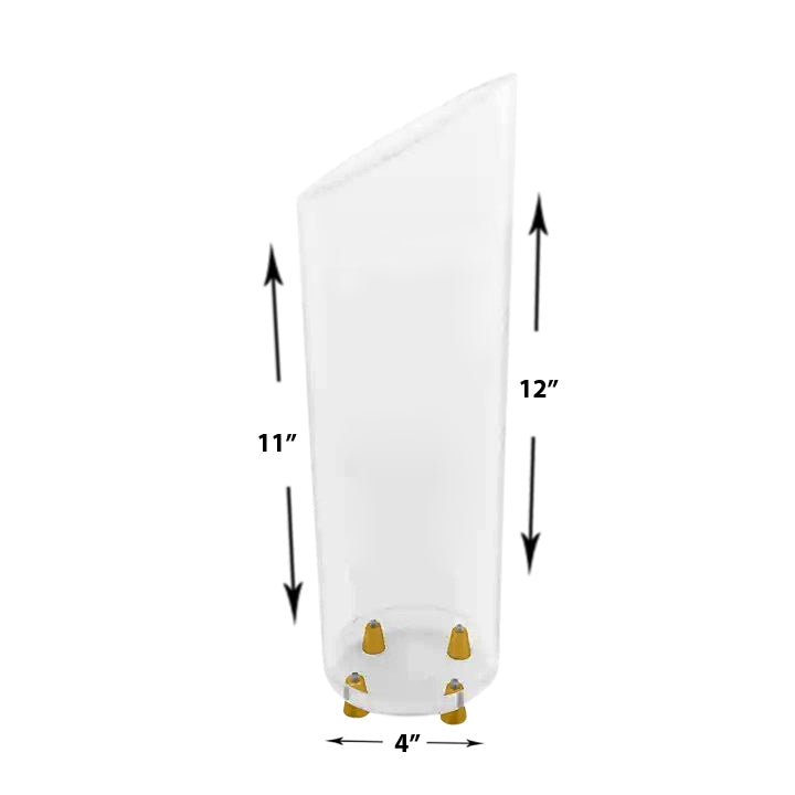 ACRILIC SLIM GOLD VASE