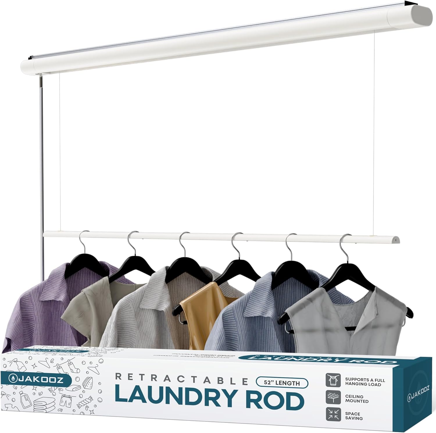 Retractable Laundry Rod – Mimis Linen & Gifts