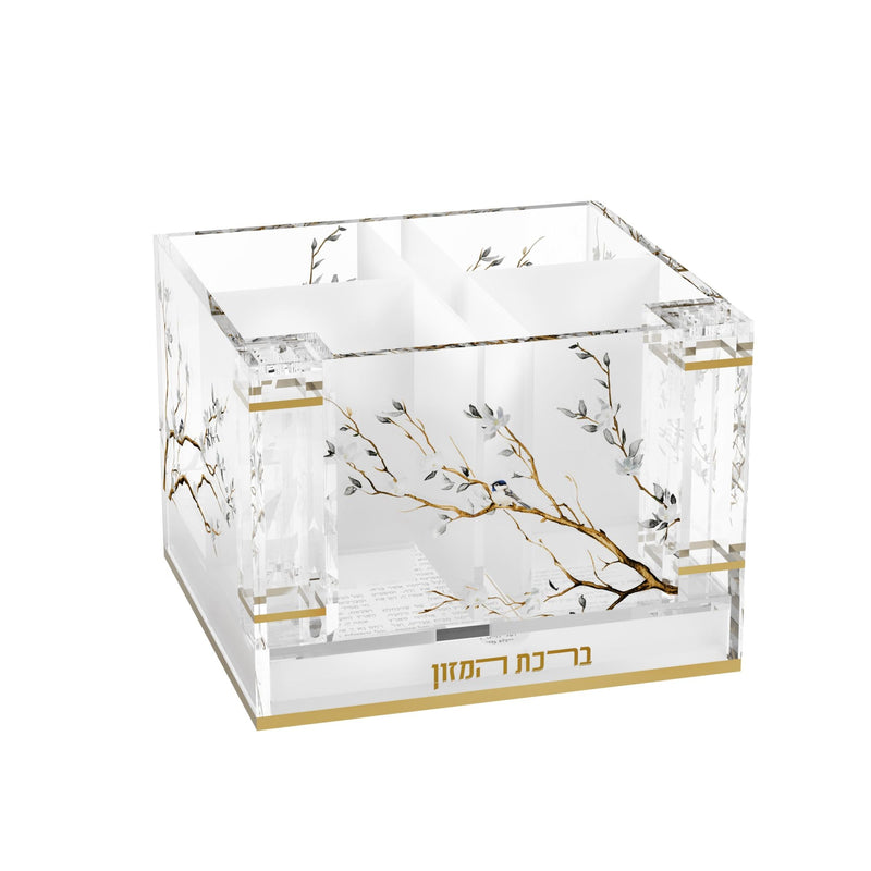 CHSDBB01 Botanical Blooms Cutlery Holder with Salt & Bencher Set