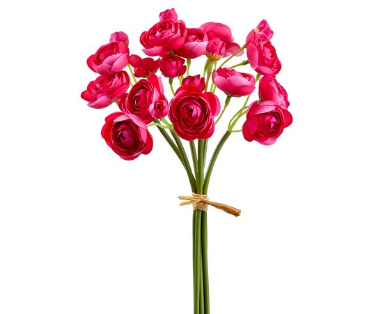 FSR125 10" Silk Mini Ranunculus Flower Stem Bundle