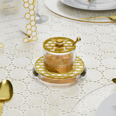 HJHC02G Honeycomb Honey Dish v.2