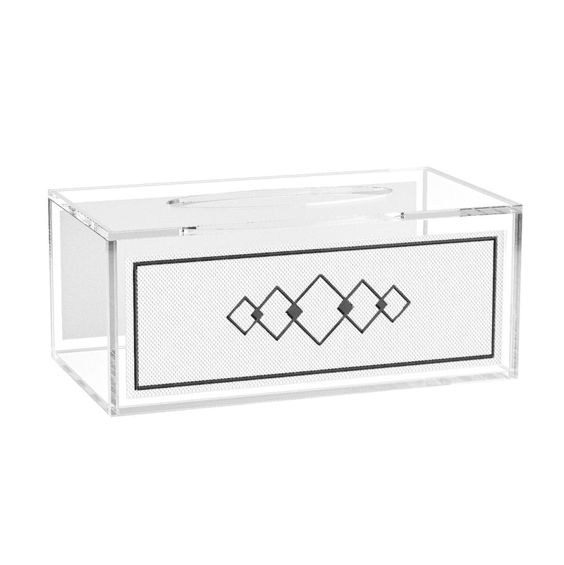 TBL02WB Double Leatherite Tissue Box
