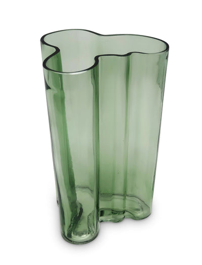 Colored Tinted Curved Vase