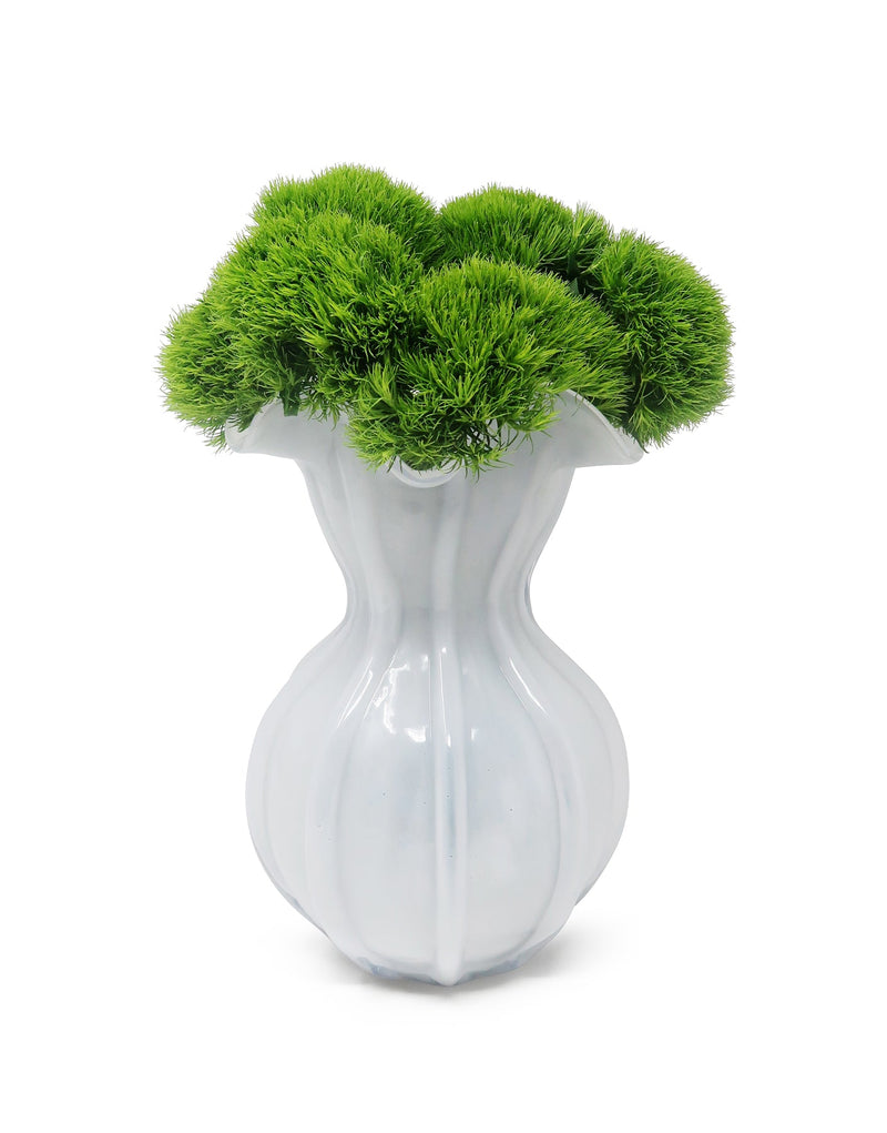 White Glass Vase