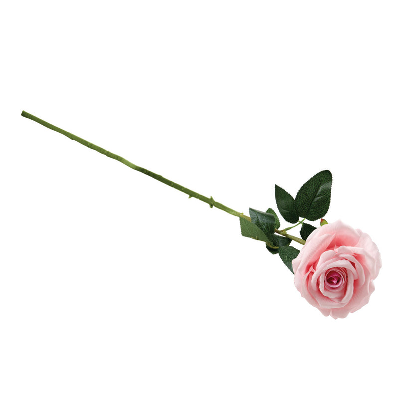 SROSE-RD Red Silk Single Long Stem Rose, 30in