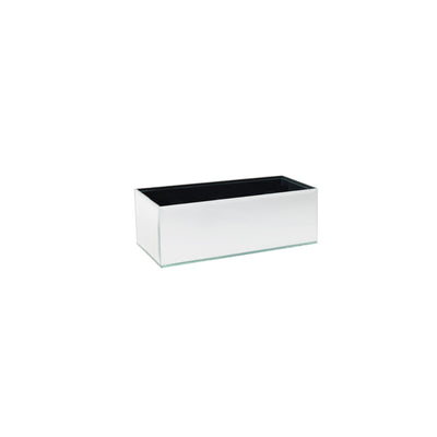 White Low Rectangle,Vase