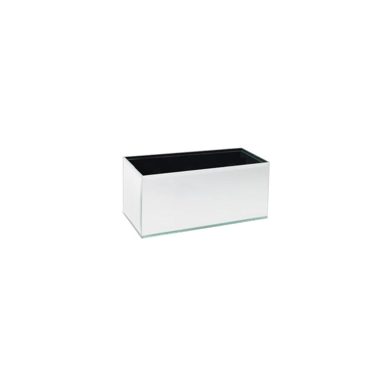 White Low Rectangle,Vase