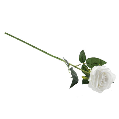 SROSE-RD Red Silk Single Long Stem Rose, 30in