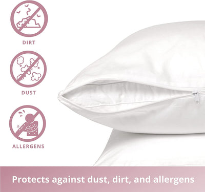 Pillow Protectors  (Set of 2) 100% Cotton