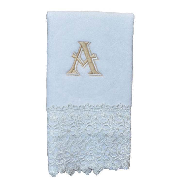 Double towel White/Gold